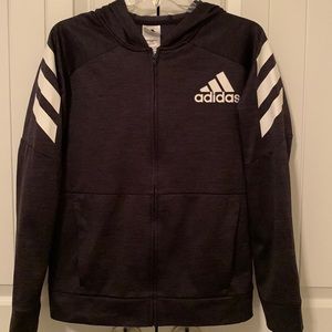 Adidas Youth Zip-up Hoodie - Lg (14/16)